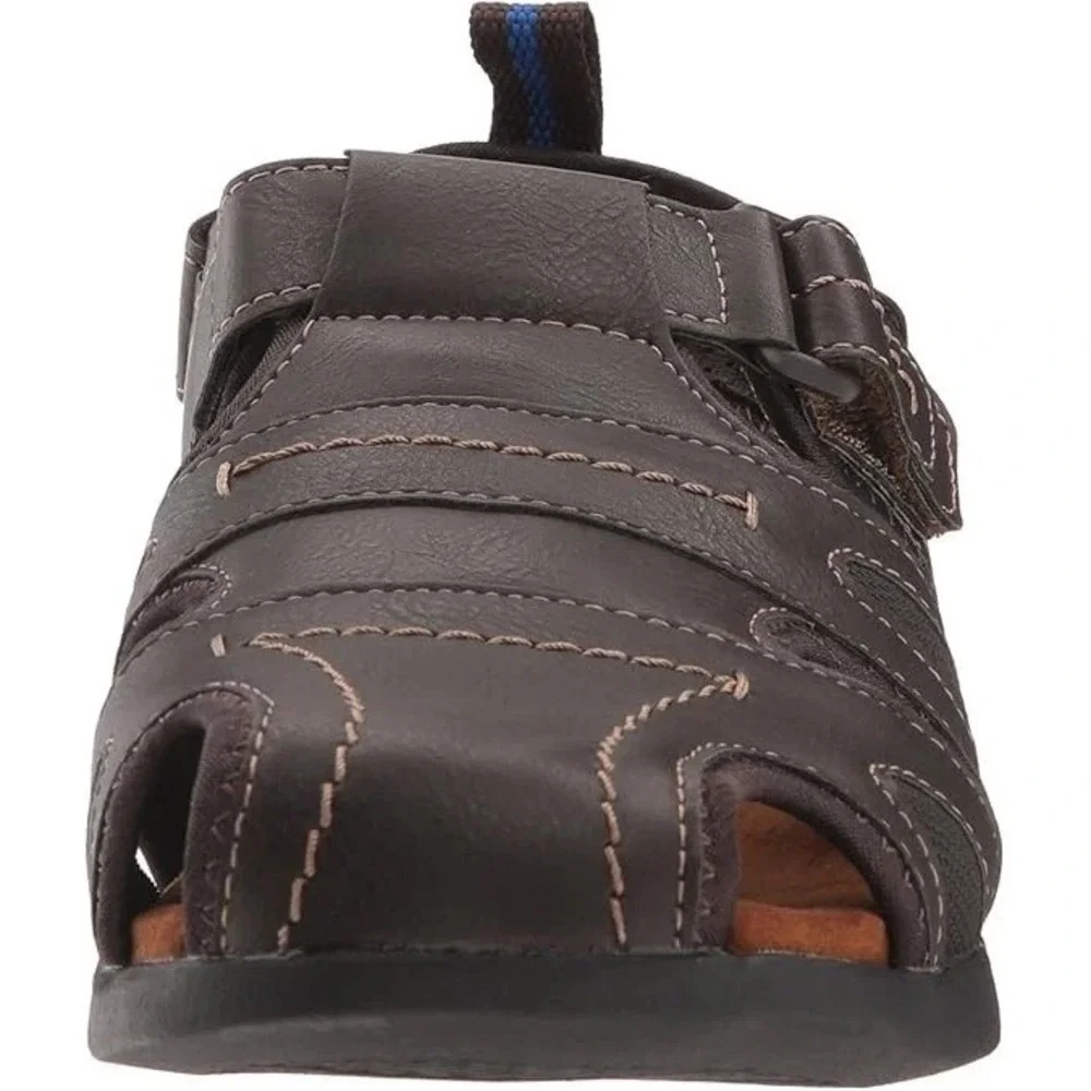 Nunn Bush Men's Rio Grande Closed Toe Fisherman‎ Sandal Brown 84748-200 Size: 8